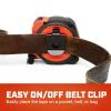Lufkin 1-3/16 x 25′ Command Control Series Black Clad Tape Measure – L1025CB-02(7.6 m)