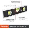 Lufkin 9 Inch Aluminum Torpedo Level – LTLA1100-02(Aluminum)
