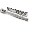 Crescent 12 Piece 1/4″ Drive 6 Pt. SAE Mechanics Tool Set – CSWS14SAE12(10 Piece 3/8″ Drive Set)