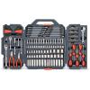 Crescent 150 Piece 1/4″ and 3/8″ Drive 6 Point SAE/Metric Professional Tool Set – CTK150(180 Piece)