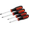 Crescent 4PC Torx Dual Material Screwdriver Set with Torx T15x3″, T20x3″, T25x4″, and T30x4 – CTSET4PC