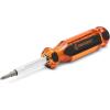 Crescent 6-in-1 Interchangeable Bit Screwdriver, Red Handle – CS61N