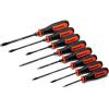 Crescent 8PC Diamond Tip Dual Material Screwdriver Set with Phillips and Slotted Screwdrivers – CDT8PCSET(8 Piece)