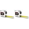 Crescent Lufkin 1″ x 16′ Chrome Case Yellow Clad Tape Measure – L916-02(4.9 m (Pack of 2))
