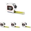 Crescent Lufkin 1/2 x 12′ Chrome Case Yellow Clad Tape Measure – L912-02(10.7 m (Pack of 4))
