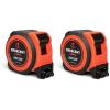 Crescent Lufkin 1-3/16 x 8m/26′ Command Control Series Yellow Clad Tape Measure – L1025CME-02(3.7 m (Pack of 2))