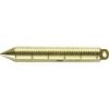 Crescent Lufkin 20 oz. Inage Solid Brass Cylindrical SAE/Metric Plumb Bob – 590GMEN , Black