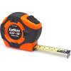 Crescent Lufkin 3/4″ x 5m/16′ P1000 Series Hi-Viz Orange SAE/Metric Yellow Clad A30 Blade Power Return Tape Measure – PHV1035CMEN , Black