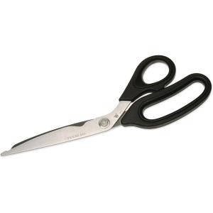 Crescent 10″ Shop Shears – Sharp Industrial Scissors for Wire, Cable, Rope, Twine, Paper, Cardboard & Fabric Cutting, Tailoring – Professional Utility Hand Tool – W912
