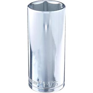 Crescent 1/2″ Drive 6 Point Deep SAE Socket 1-1/16″ – CDDS65N(One Size)