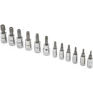 Crescent 12 Pc. 1/4″ & 3/8″ Drive Tamper Proof Torx® Bit Socket Set – CBSS2TN