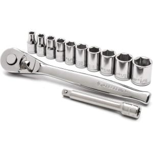 Crescent 12 Piece 1/4″ Drive 6 Pt. SAE Mechanics Tool Set – CSWS14SAE12(12 Piece 1/4″ Drive Set)