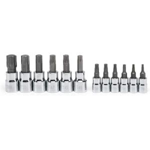 Crescent 12 Piece 1/4″ & 3/8″ Drive Torx® Bit Socket Set – CBSS2N