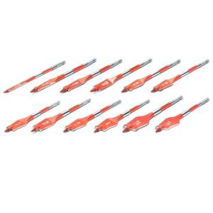 Crescent 12 Piece Screw Point Paddle Drill Bit Set | CDSPSET-12(12 Piece)