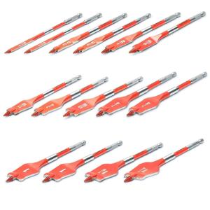 Crescent 12 Piece Screw Point Paddle Drill Bit Set | CDSPSET-12(16 Piece)