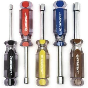 Crescent 5 Piece SAE Solid Shaft Tri-Lobe Acetate Nutdriver Set – CND5SAEN