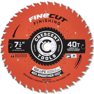 Crescent 7-1/4″ x 56-Tooth SteelSlicer™ Thin Metal Circular Saw Blade(Fine Cut)