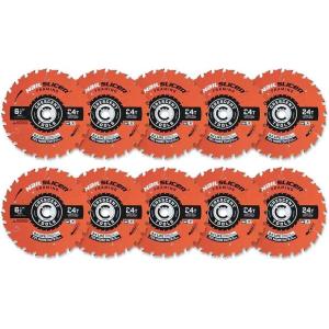 Crescent Industrial Products CSBFR-724-10 Nail Slicer 7-1/4″ 24 Tooth Framing Blade – 10 Pack of Blades