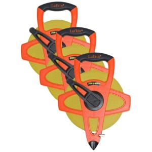 Crescent Lufkin 1/2″ x 150′ Hi-Viz Orange Engineer’s Fiberglass Tape Measure – FE150D(45.7 m (Pack of 3))