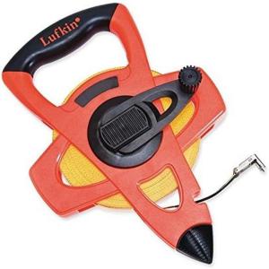 Crescent Lufkin 1/2″ x 50′ Hi-Viz Orange Fiberglass Tape Measure – FE050(30 m)