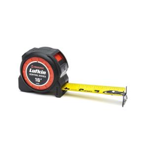 Crescent Lufkin 1-3/16 x 16′ Command Control Series Yellow Clad Tape Measure – L1016C-02(4.9 m)