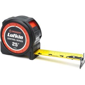 Crescent Lufkin 1-3/16 x 25′ Command Control Series Yellow Clad Tape Measure – L1025C-02
