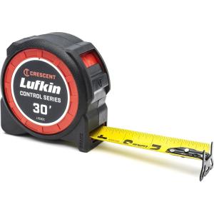 Crescent Lufkin 1-3/16 x 30′ Command Control Series Yellow Clad Tape Measure – L1030C-02
