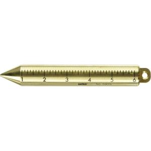 Crescent Lufkin 20 oz. Inage Solid Brass Cylindrical SAE/Metric Plumb Bob – 590GMEN , Black