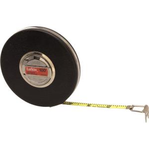 Crescent Lufkin 3/8″ x 100′ Banner® Engineer’s Yellow Clad Tape Measure – HW226D