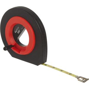 Crescent Lufkin 3/8″ x 100′ Hi-Viz® Orange Speedwinder® Yellow Clad Long Steel Tape Measure – HYT100