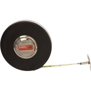 Crescent Lufkin 3/8″ x 30m/100′ Banner SAE/Metric Yellow Clad Dual Sided Tape Measure – HW226ME , Brown