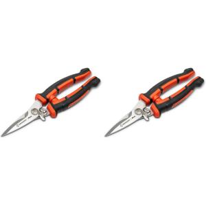 Crescent Wiss 8-1/2″ EZ Utility Snip – Easy Snips for Home Improvement, Repair Shops & Garden – Heavy Duty Electrician Tools – WEZSNIP(Pack of 2)