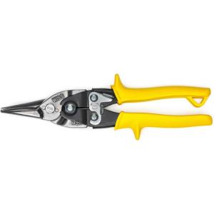 Crescent Wiss 9-3/4″ Compound Action Straight & Right Cut Aviation Snips Tool – Heavy Duty Metal Cutter Scissors – M2R(Straight)