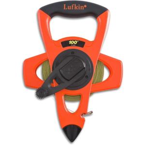 Lufkin 1/2″ x 100′ Pro Series Ny-Clad Steel Tape Measure – PS1806N
