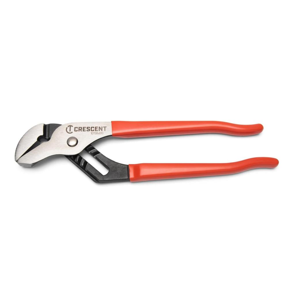 image:imageCrescent 10 Smooth Jaw Dipped Handle Tongue amp Groove Pliers  Versatile Hand Tool for Home Improvement amp Plumbing Tasks  10TGSJDG