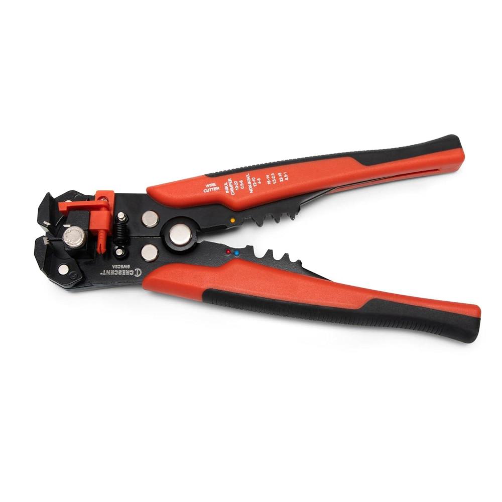 image:imageCrescent SelfAdjusting Wire Stripper amp Cutter  Premium Hand Tool For Electricians  Includes Wire Crimper  8  8WSCSA