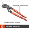 Crescent 12″ Tongue & Groove Plier, Straight Jaw, Black Oxide – RT212CVN(16″ gerade Backen)