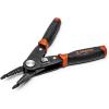 Crescent 2 in 1 Combo Dual Material Linesman’s Pliers and Wire Stripper – CCP8V , Black