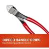 Crescent 7″ Heavy-Duty Diagonal Flush Cutting Pliers – Bagged – 5437CENN