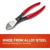 Crescent 7″ Heavy-Duty Diagonal Flush Cutting Pliers – Bagged – 5437CENN