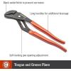Crescent 7″ Tongue & Groove Plier, Straight Jaw, Black Oxide – RT27CVN(One Size (Pack of 2))