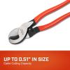 Crescent Cable Cutter, Dipped Handle Pliers – Premium Cutting Pliers with Sheer-Cut Blades & Ergonomic Grip – Professional-Grade Hand Tool – 10″ – 10CBLDG