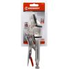 Crescent Locking C-Clamp with Swivel Pad Tips – Heavy-Duty Adjustable Clamp with Hex Key Recess & Compound Action – C11CCSVN – 11″, Red