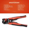 Crescent Self-Adjusting Wire Stripper & Cutter – Premium Hand Tool For Electricians – Includes Wire Crimper – 8″ – 8WSCSA
