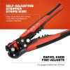 Crescent Self-Adjusting Wire Stripper & Cutter – Premium Hand Tool For Electricians – Includes Wire Crimper – 8″ – 8WSCSA