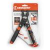 Crescent 2 in 1 Combo Dual Material Linesman’s Pliers and Wire Stripper – CCP8V , Black