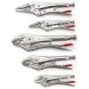 Crescent Curved Jaw Locking Pliers with Wire Cutter – 3 Piece Set – Home DIY & Professional Mechanic Hand Tool for Nuts & Bolts, Cables, Wires – 5″, 7″ & 10″ – CLP3SETN-08(5 Piece)