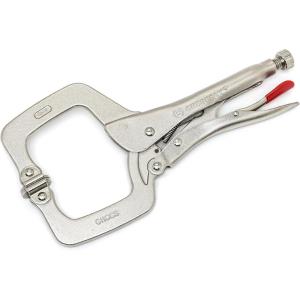 Crescent 6″ Locking C-Clamp with Swivel Pads – Carded – C6CCSVN, Red(C6CCSVN)