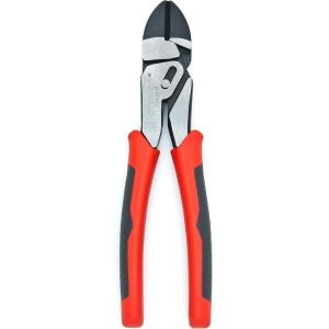 Crescent 9″ Lineman’s Compound Action Dual Material Pliers – CCA20509, Red(8-Inch)