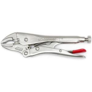 Crescent Curved Jaw Locking Pliers with Wire Cutter – Home DIY & Professional Mechanic Hand Tool for Nuts & Bolts, Cables, Wires – 7″ – C7CVN(7 inch)